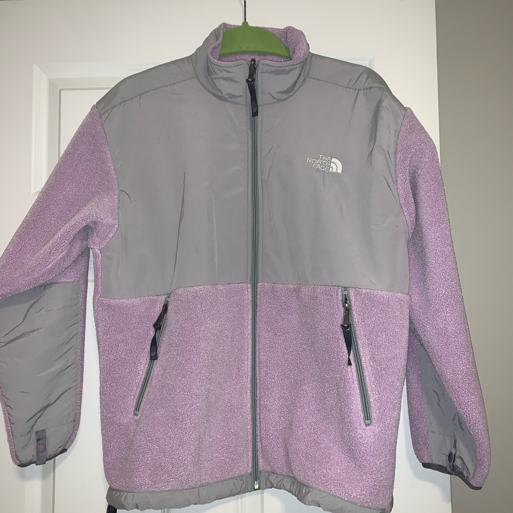 Light purple North face jacket
